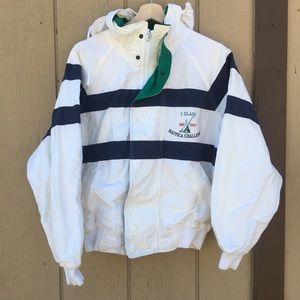 Vtg nautica j class zip up windbreaker